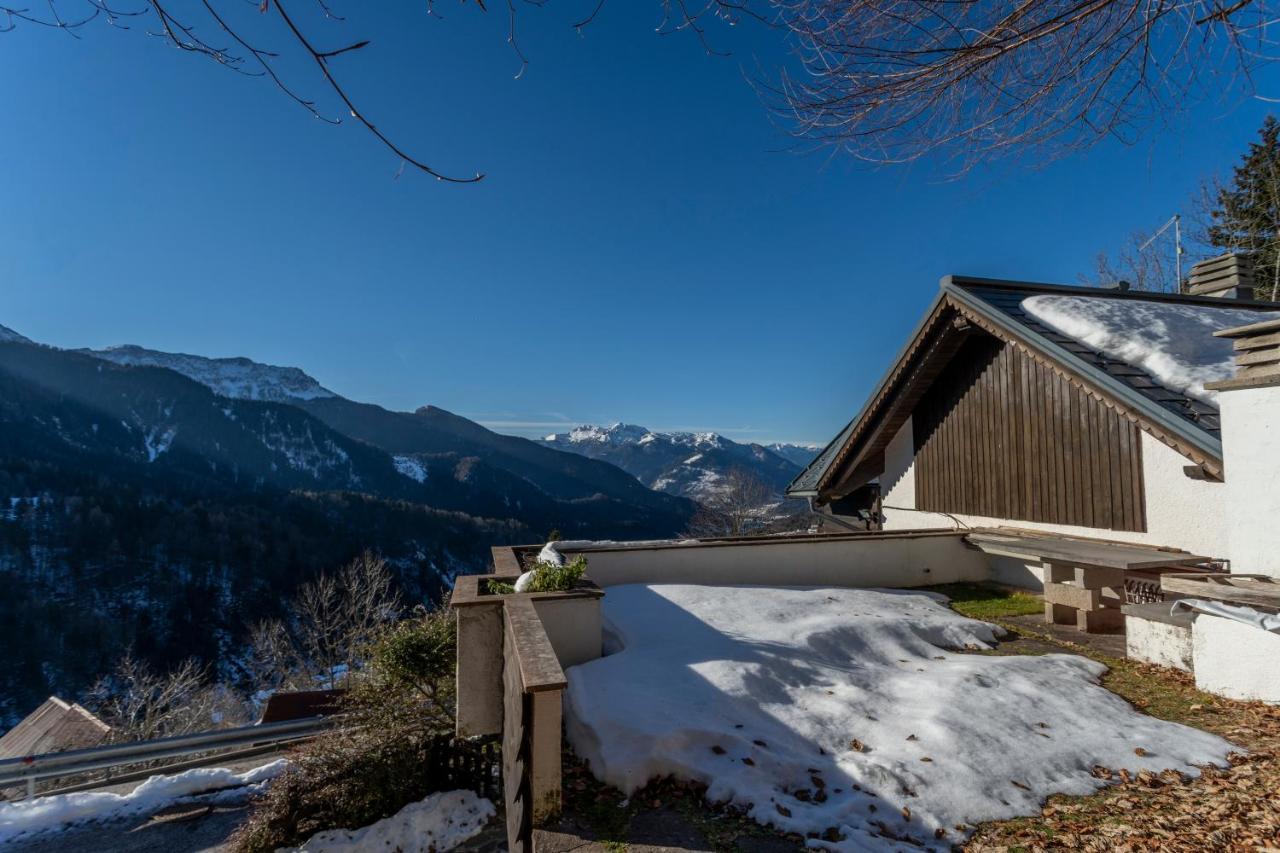 Panoramic House Carnia - Mountain View Apt With Parking And Terraces Villa Ligosullo Exterior foto