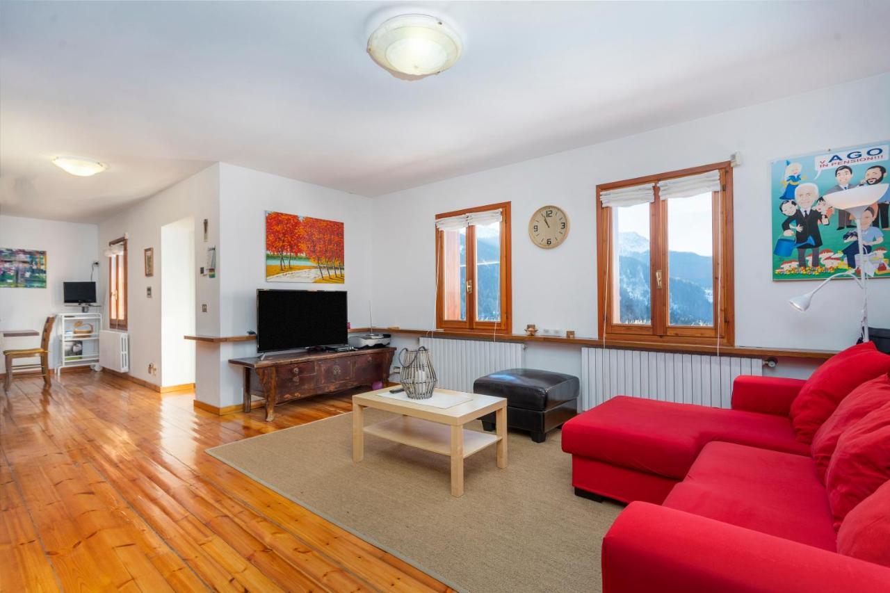 Panoramic House Carnia - Mountain View Apt With Parking And Terraces Villa Ligosullo Exterior foto