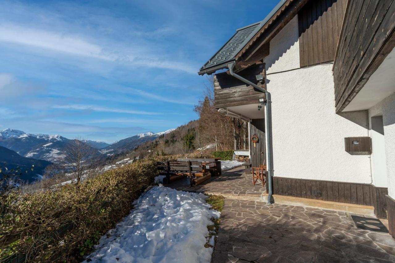 Panoramic House Carnia - Mountain View Apt With Parking And Terraces Villa Ligosullo Exterior foto
