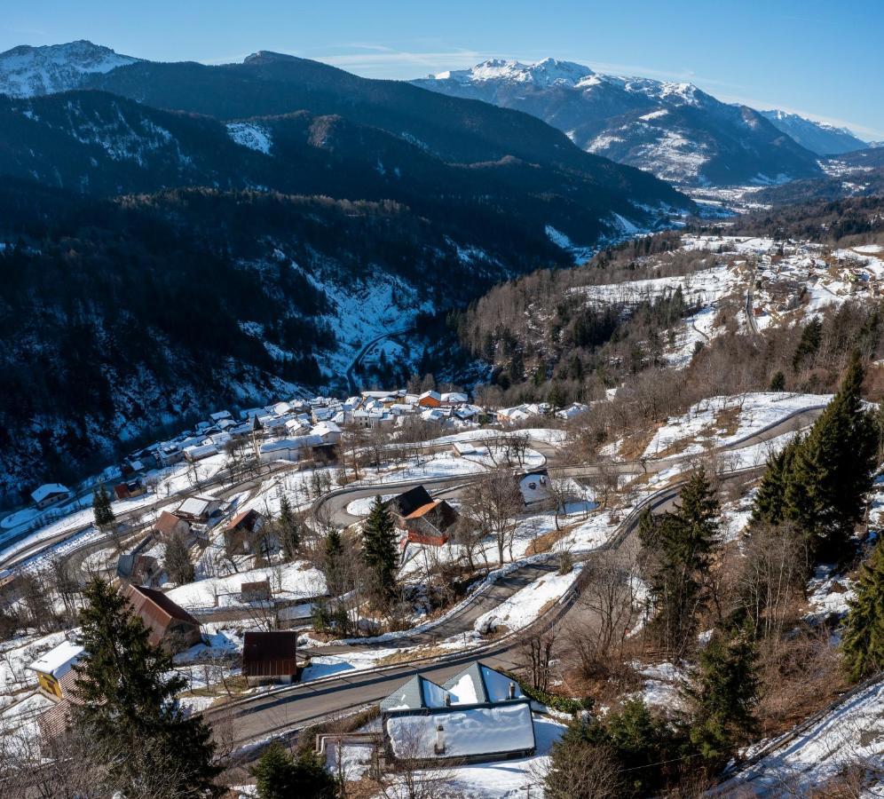 Panoramic House Carnia - Mountain View Apt With Parking And Terraces Villa Ligosullo Exterior foto