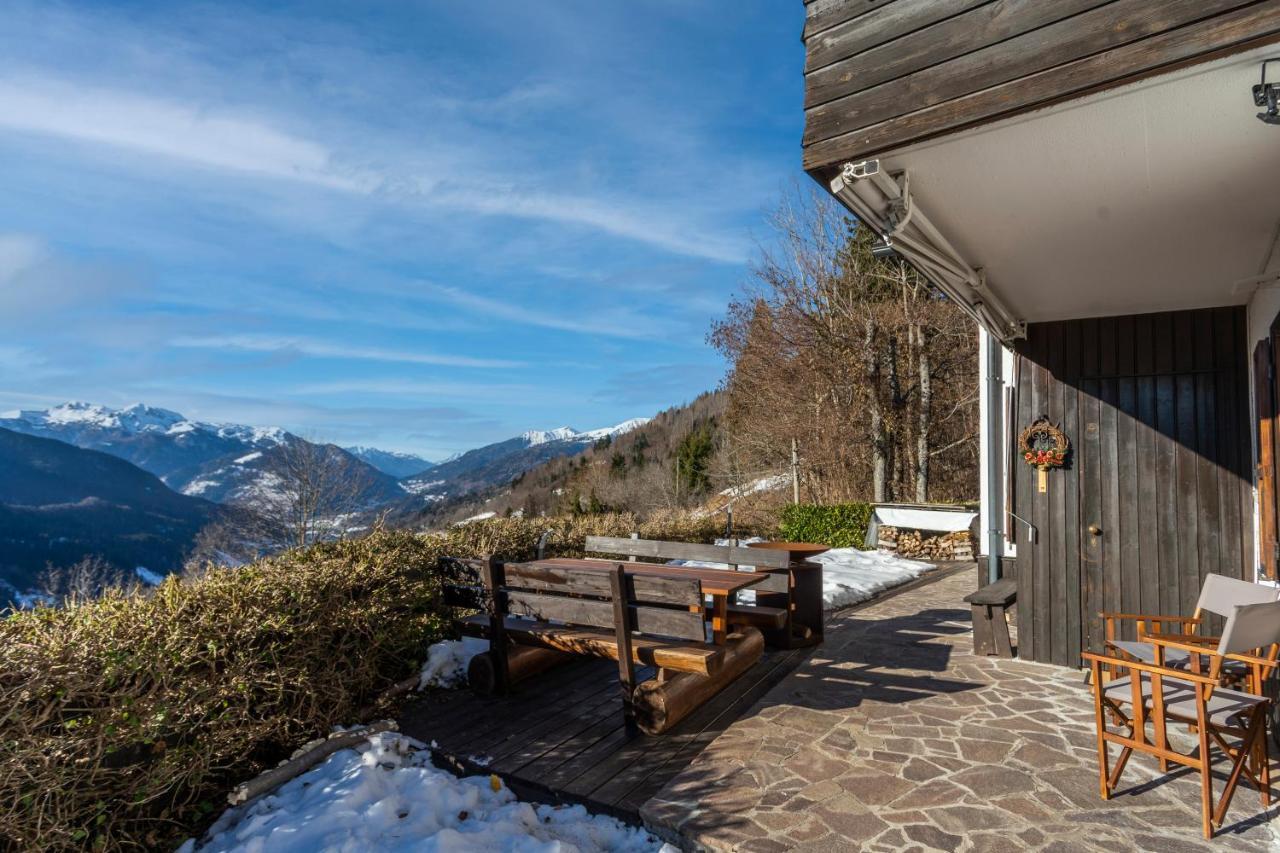 Panoramic House Carnia - Mountain View Apt With Parking And Terraces Villa Ligosullo Exterior foto